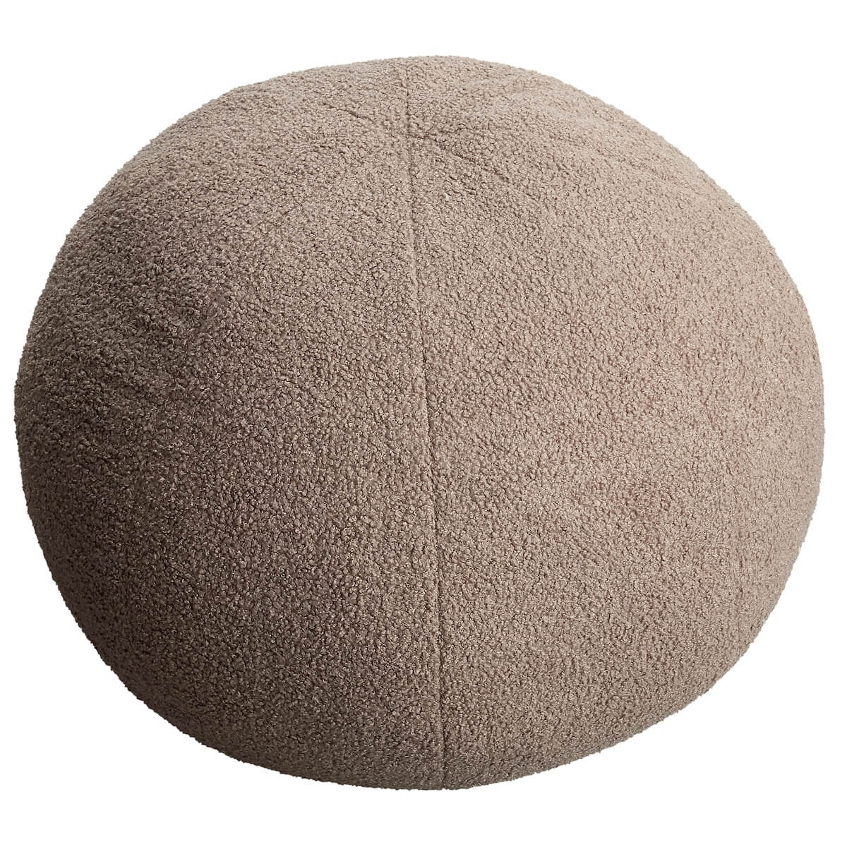 Pouf rund Lifetime Kidsrooms Teddy Choco