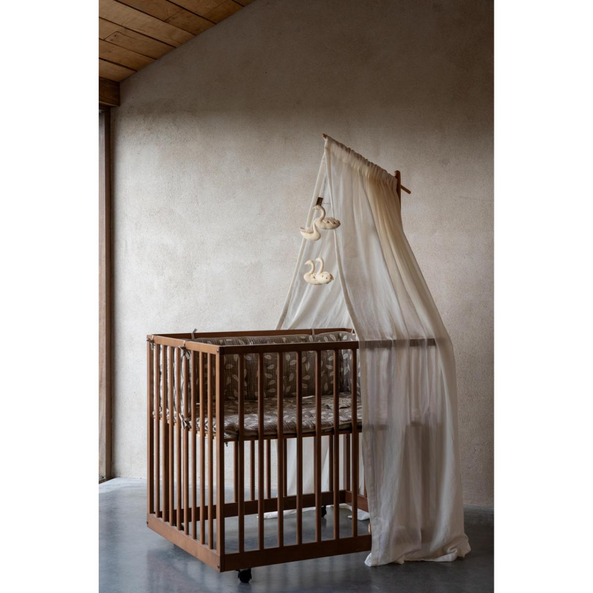 Pour Support En Bois VOILE Quax Ecru