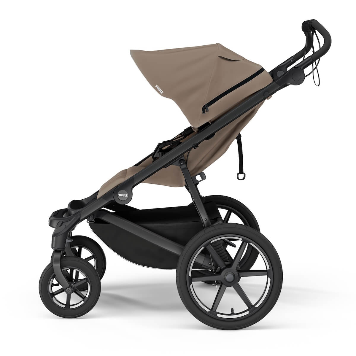 Poussette Urban Glide 4-wheel Tinted Thule Taupe magnetic buckle