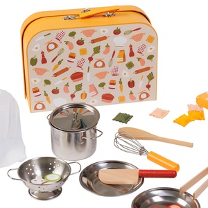 Professioneller Spielzeugkoffer mit 26 Koch-Accessoires Eurekakids