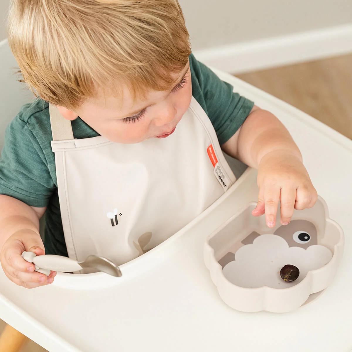 Pullover bib Tiny farm Done by deer Sand