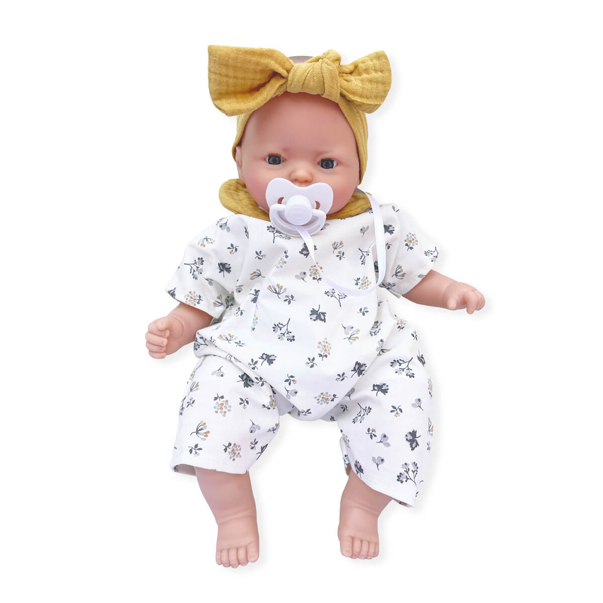 Puppe 36 cm Maria FLOWERS weiß