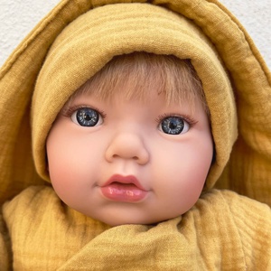 Puppe 42cm Cloe BOBBLE senf 