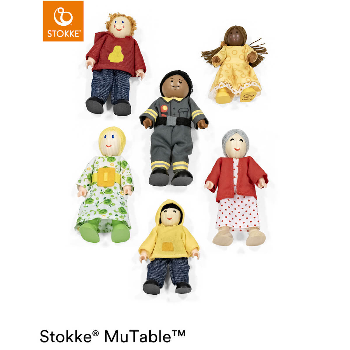 Puppen Set MUTABLE Stokke