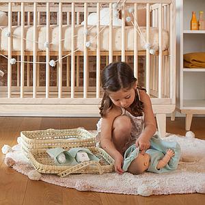 Puppenschlafsack BOBBLE grün