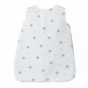 Puppenschlafsack STARS weiß