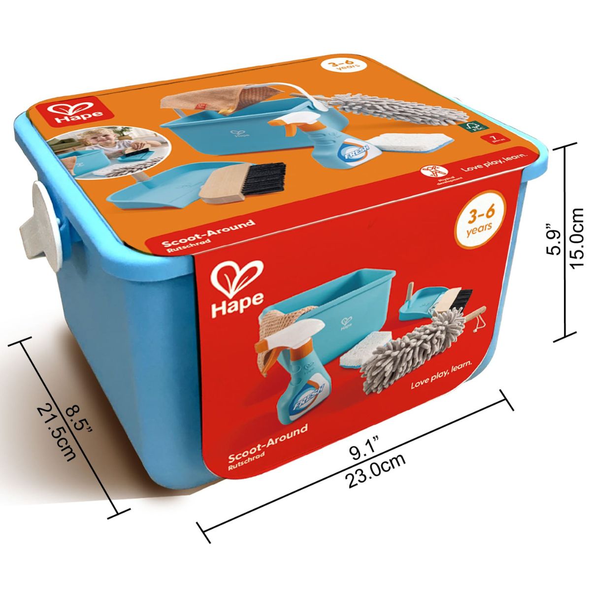 Putzset mit Eimer Hape