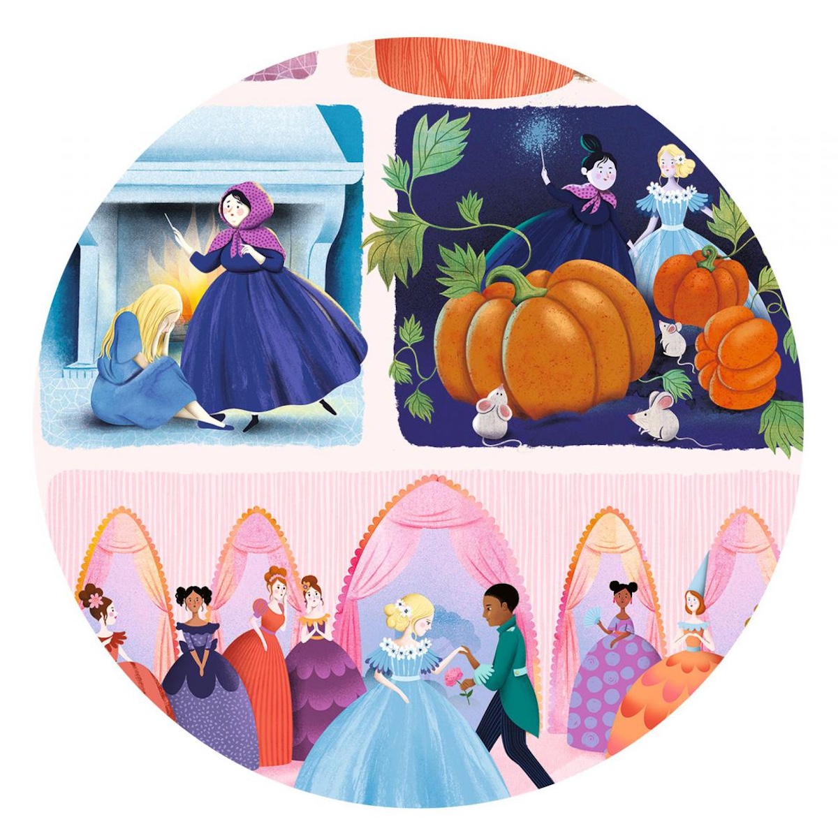 Puzzle Cinderella 54 Teile Djeco