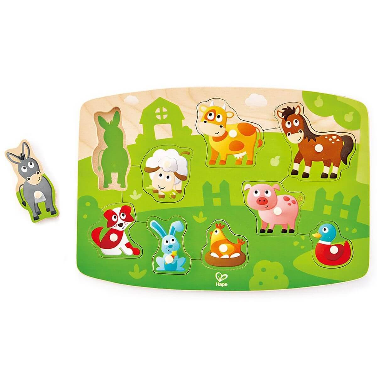 Puzzle FARMYARD PEG Hape