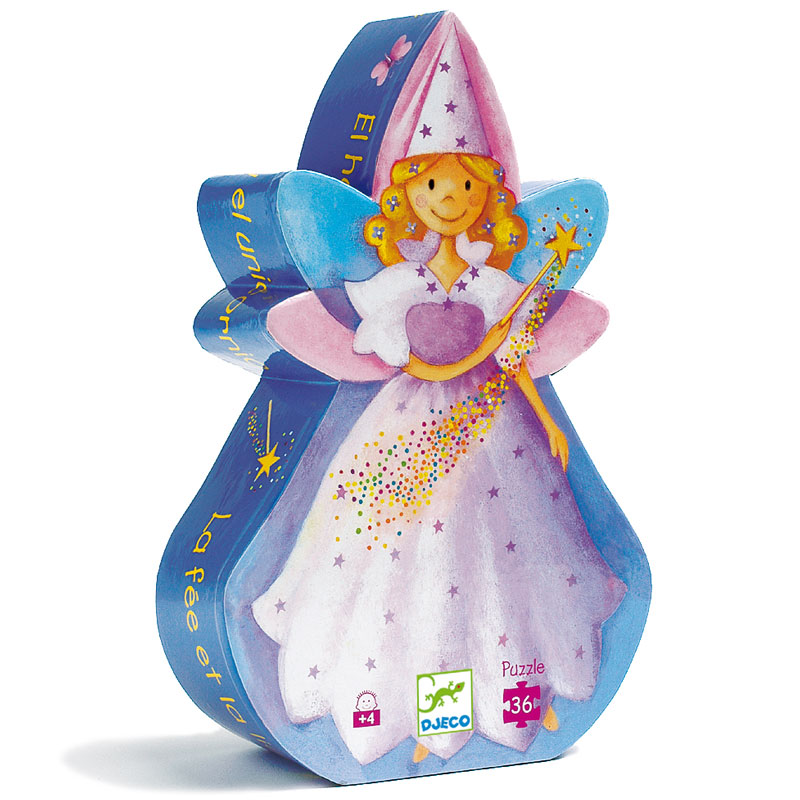 Puzzle Fee und Einhorn 36 Teile Djeco