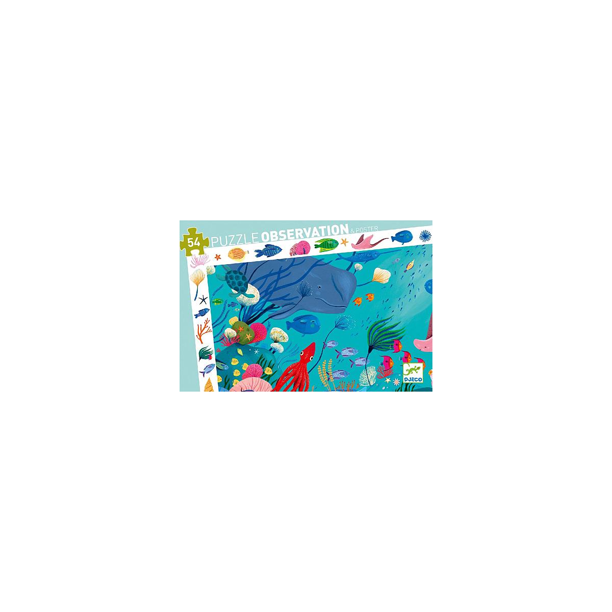 Puzzle observation-54pcs AQUATIQUE Djeco