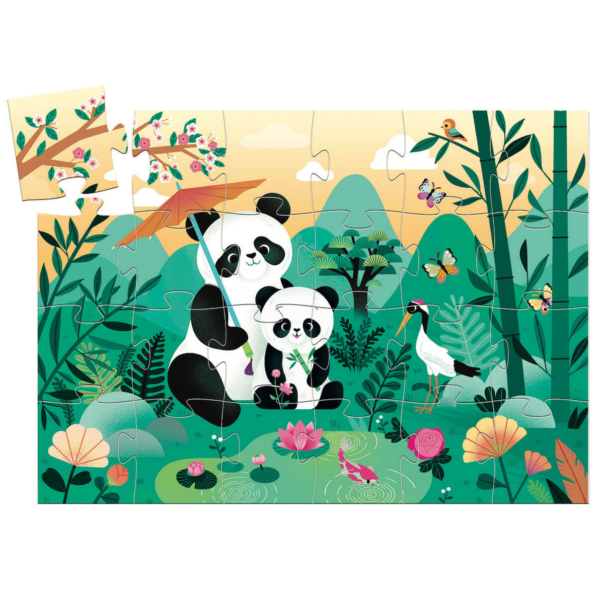 Puzzle Panda 24 Teile Djeco