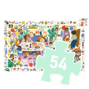 Puzzles Observation La fête d'anniversaire - 54pcs Djeco