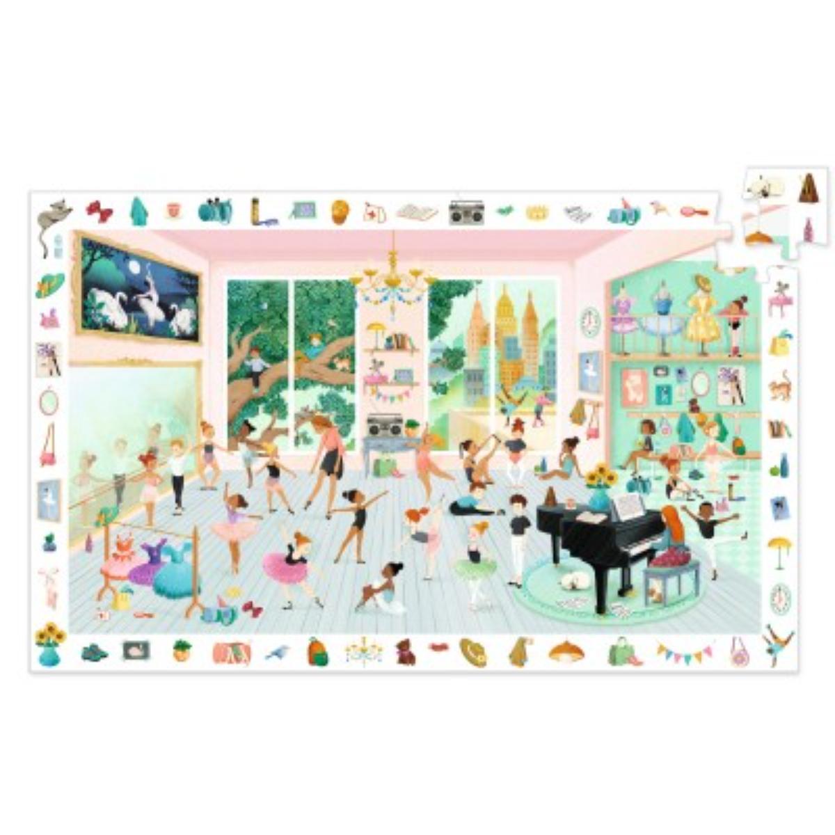 Puzzles Observation L'école de danse - 100 pcs Djeco