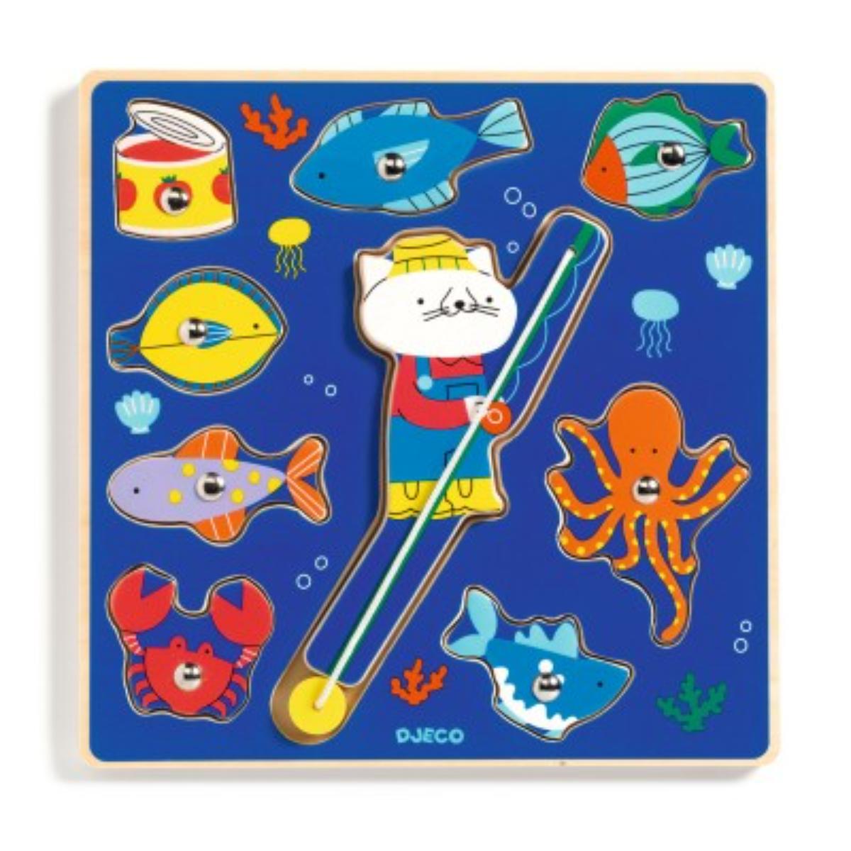 Puzzles Relief Puzz & fish Color Djeco