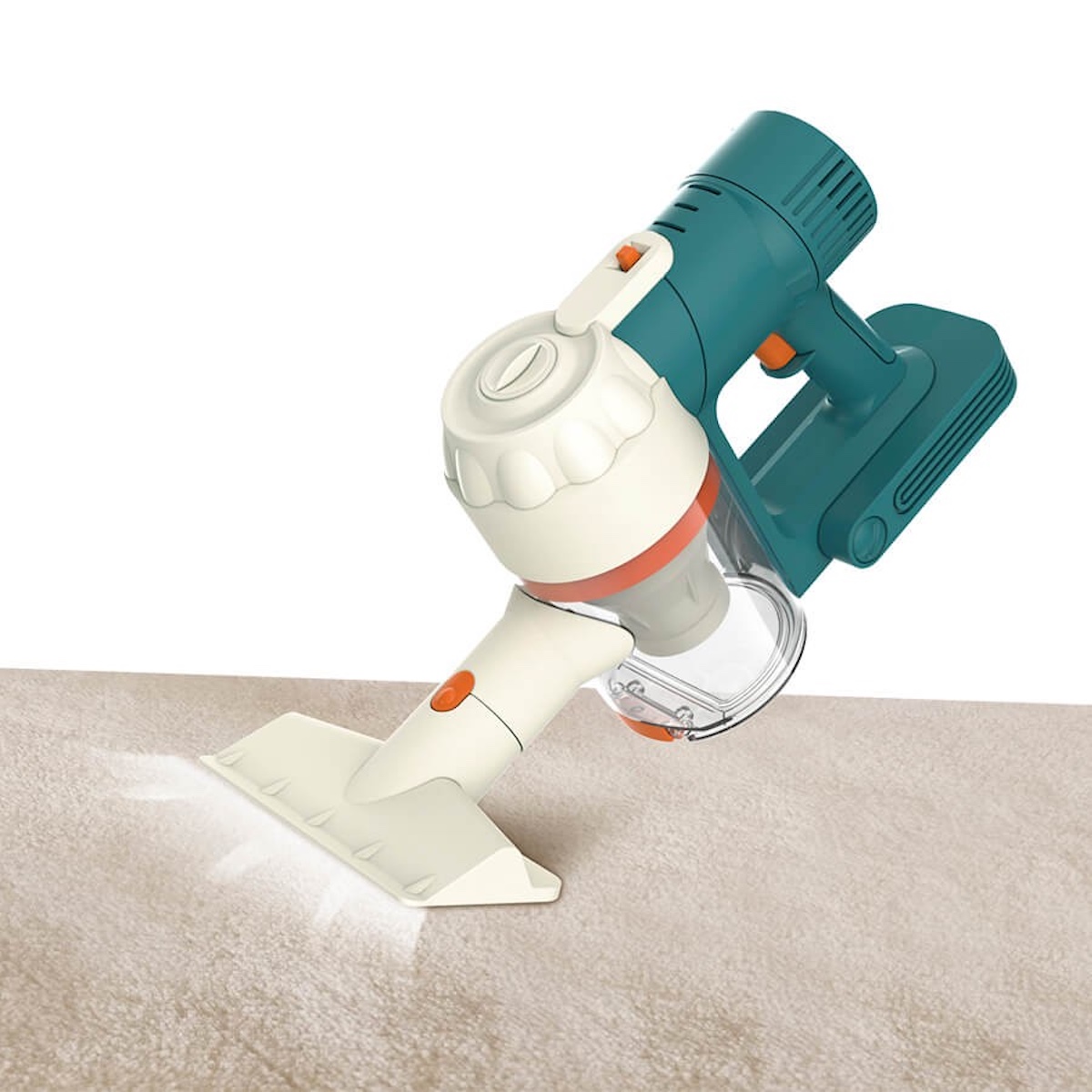 Realistischer kabelloser Staubsauger mit Licht und Geräuschen Eurekakids