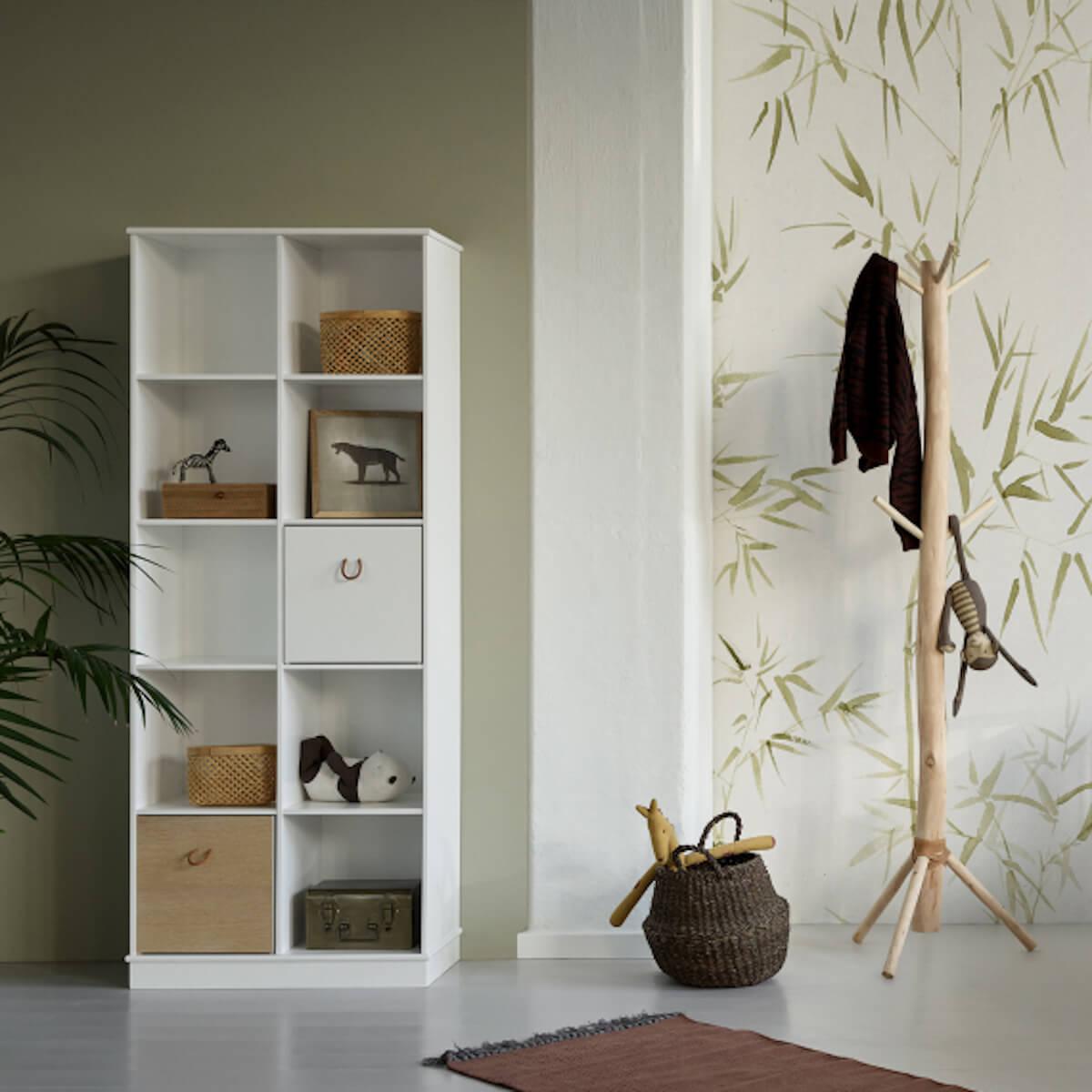 Regal 70x180cm WOOD Oliver Furniture weiß