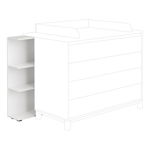 Regal für den Wohnbereich Commoden OLLI Paidi weiß