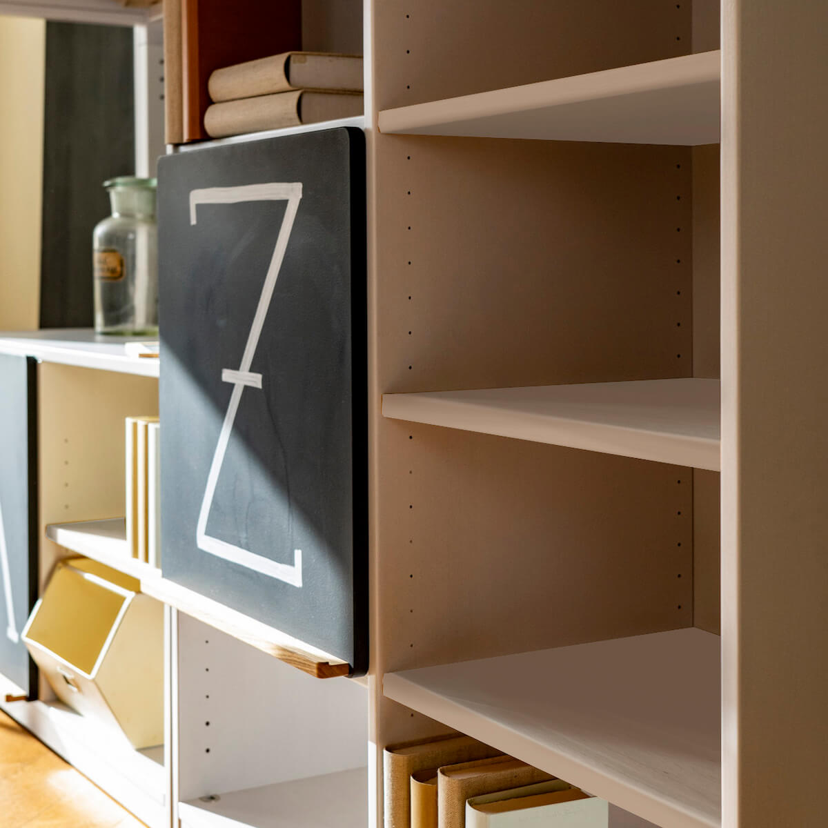 Regal groß KASVA Mdf weiß-lackiert