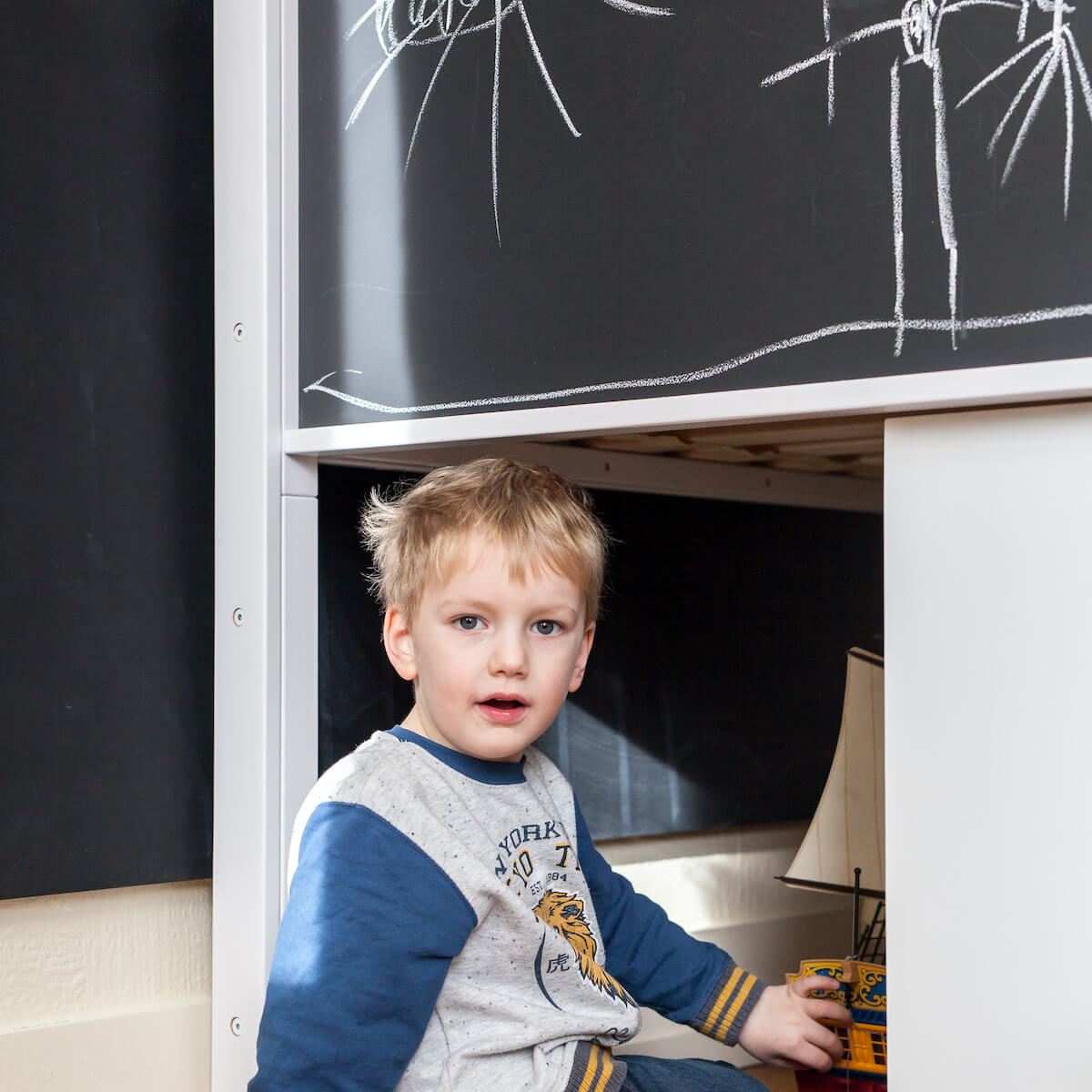 Regal klein KASVA Mdf weiß-lackiert