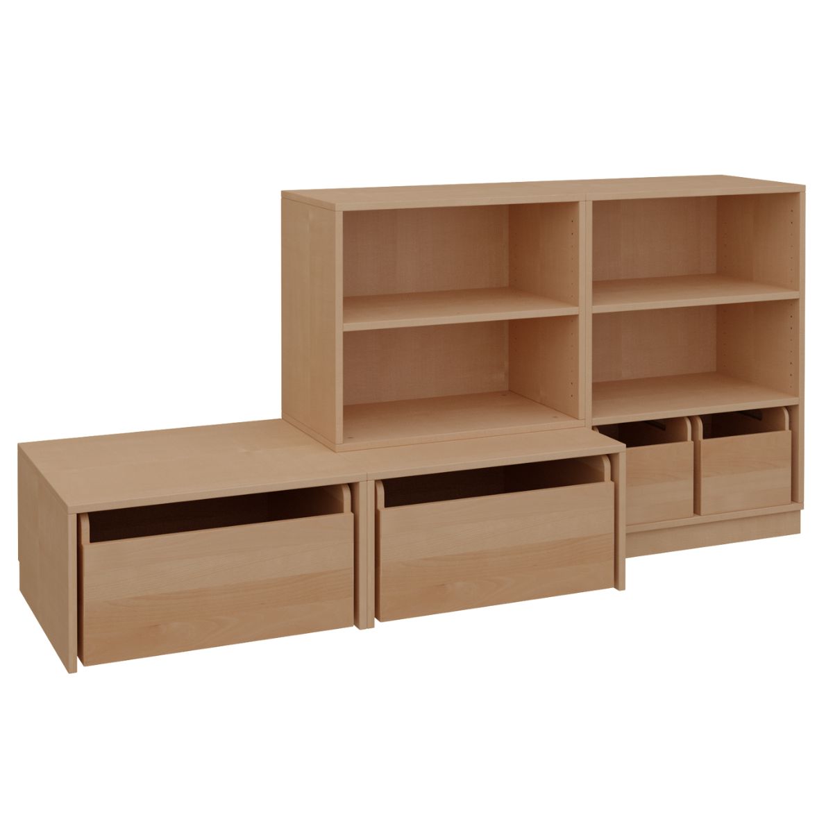 Regalkombination 5 DELUXE de Breuyn natur geölt