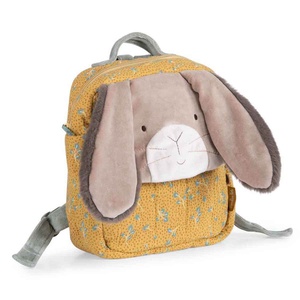 Rucksack Hase TROIS PETITS LAPINS Moulin Roty ocre