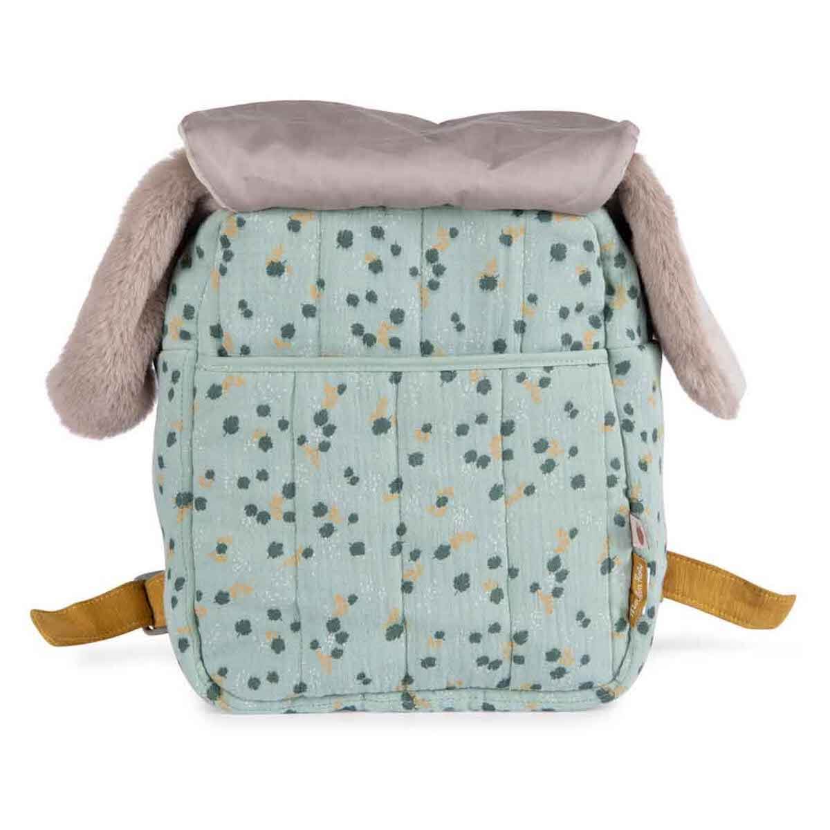Rucksack Hase TROIS PETITS LAPINS Moulin Roty Salbei