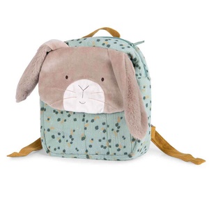 Rucksack Hase TROIS PETITS LAPINS Moulin Roty Salbei