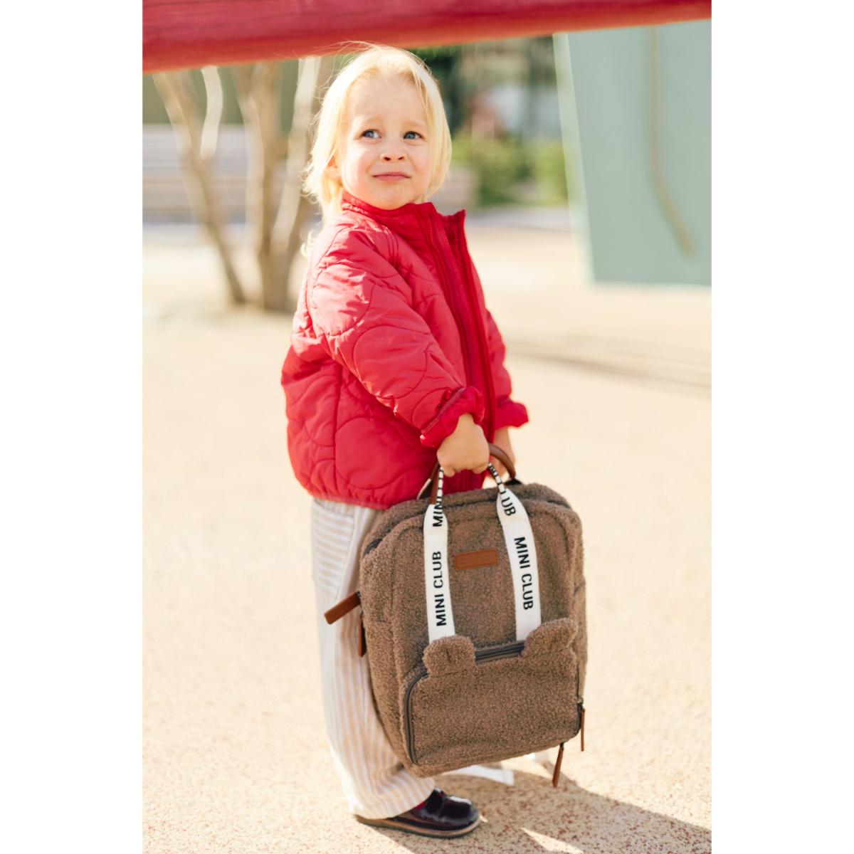 Rucksack MINI CLUB SIGNATURE Childhome Teddy soft brown