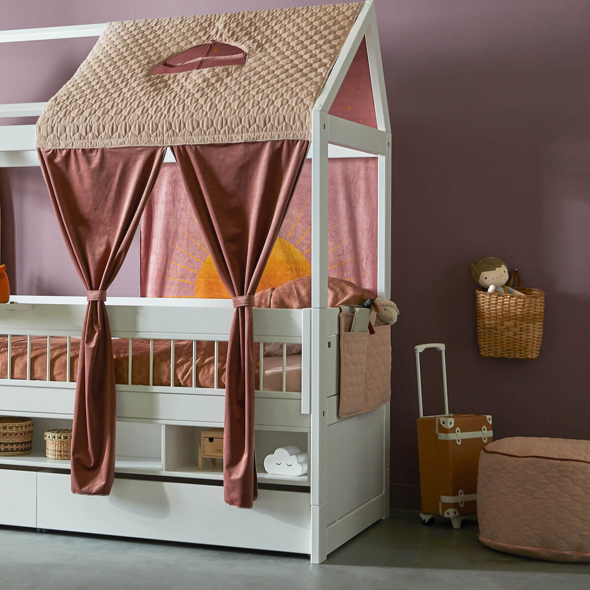 Runder Sitzsack - Sunset Dreams 40% Co, 60% Pes / Pes Quilted / Füllen Sie Eps Lifetime