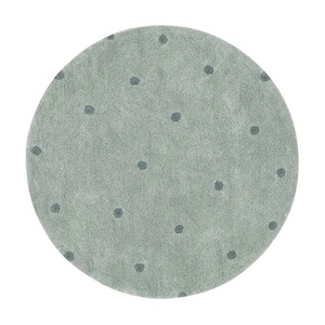 Runder Teppich DOT Ø140cm Lorena Canals Blue Sage