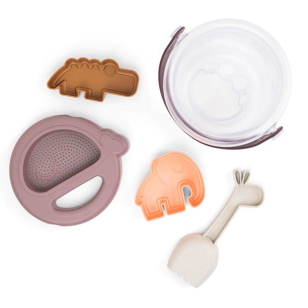 Sand play set 5 pcs Deer friends Powder mix Done by Deer