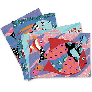 Sandbild Regenbogen Fische Djeco