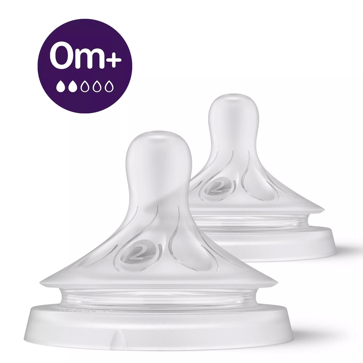 Sauger 0m+ T2 NATURAL 3.0 Avent