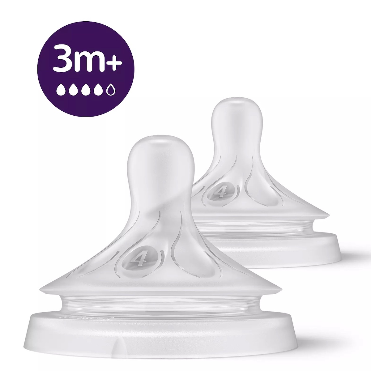 Sauger 3m+ T4 NATURAL 3.0 Avent