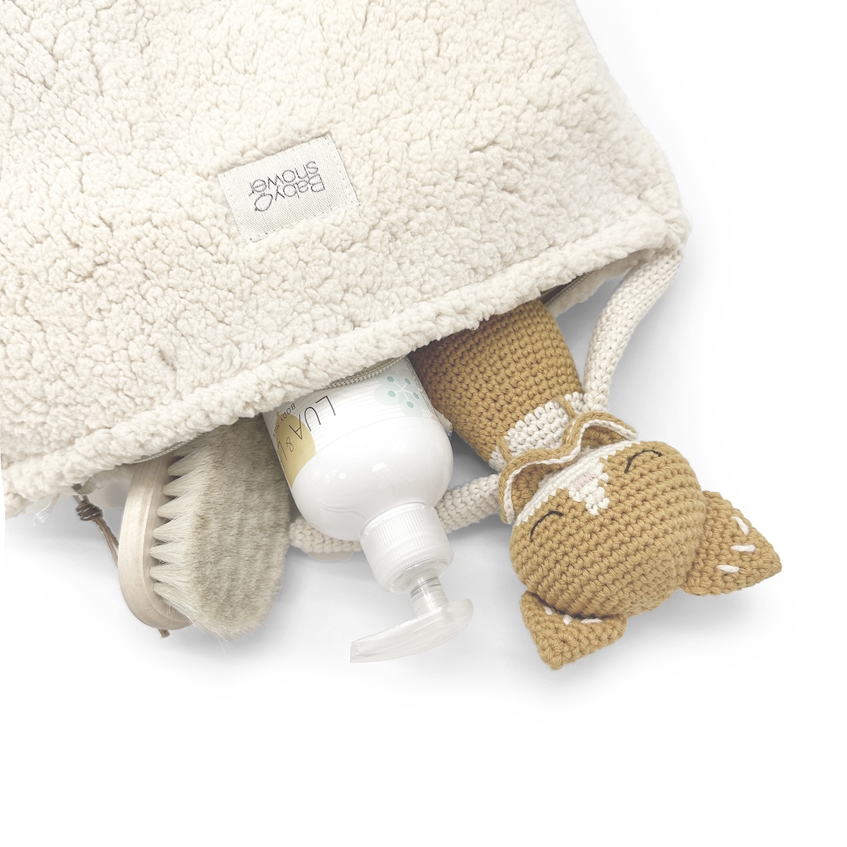 Schaffellbeutel Babyshower