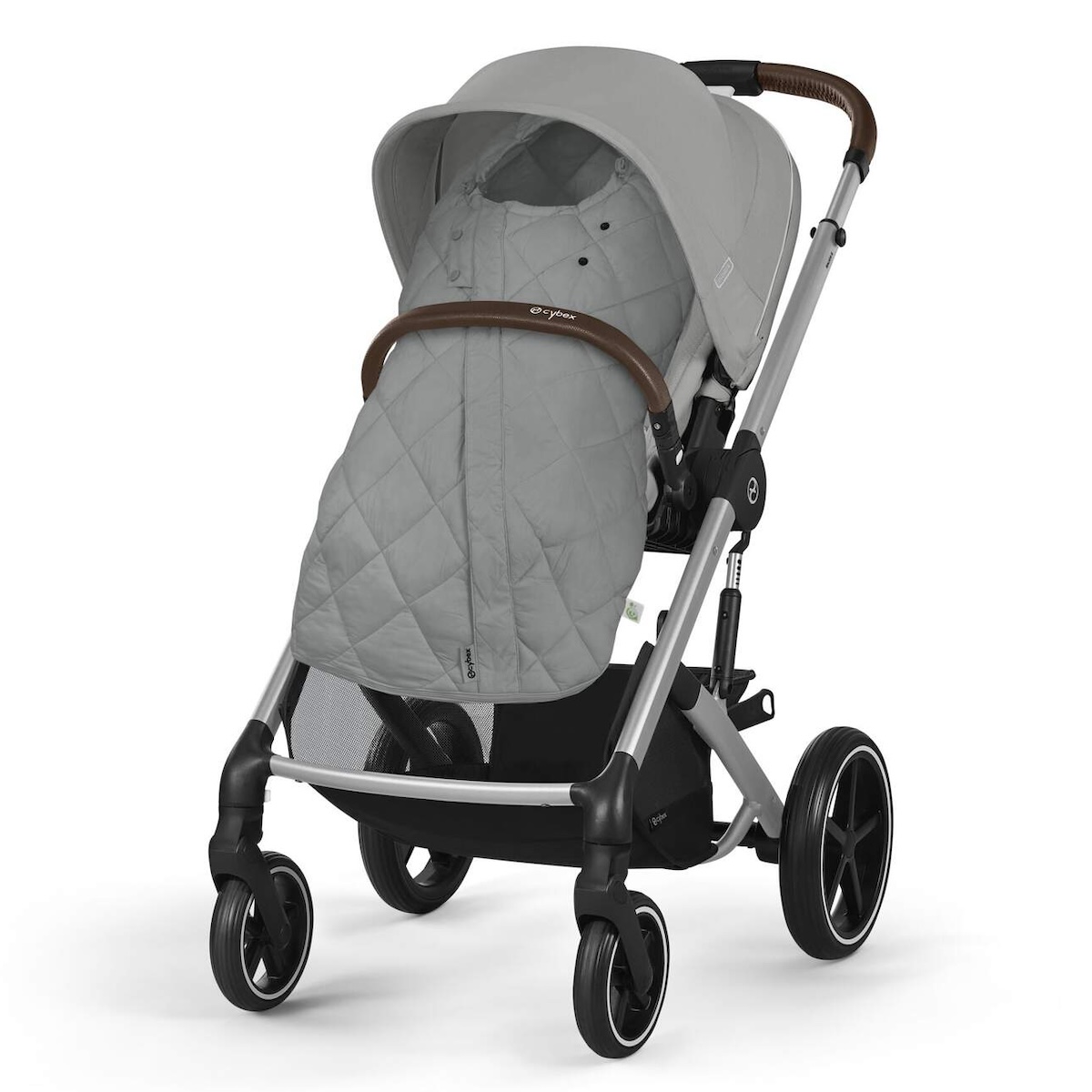 Schancèliere Kinderwagen SNOGGA 2 Cybex Stein Grau