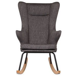 Schaukelstuhl für Erwachsene DE LUXE Quax schwarz