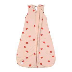 Schlafsack Interlock Heart peach rose 7-12m Größe 74/80 Laessig