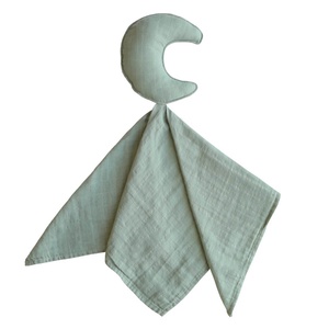 Schmusedecke Mushie Moon Roman Green
