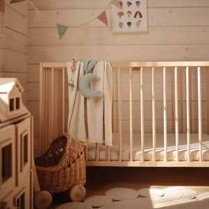 Schmusedecke Mushie Moon Roman Green