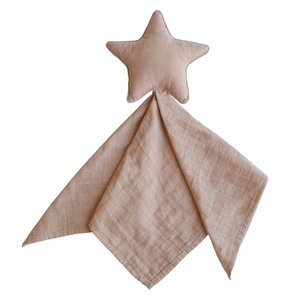 Schmusedecke Mushie Star Natural