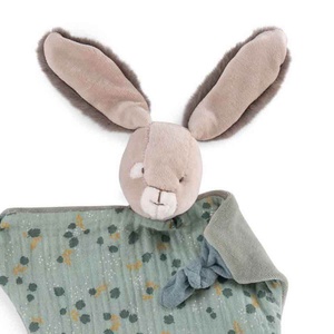 Schmusetuch Hasen TROIS PETITS LAPINS Moulin Roty Salbei