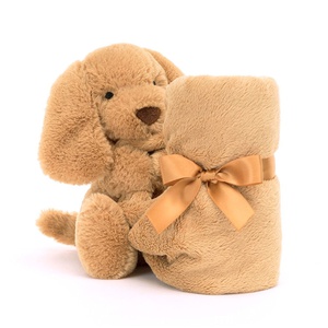 Schmusetuch Welpen Bashful Toffee Soother Jellycat
