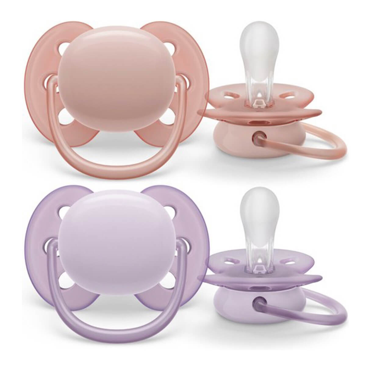 Schnuller +0M ULTRA SOFT Avent Mädchen