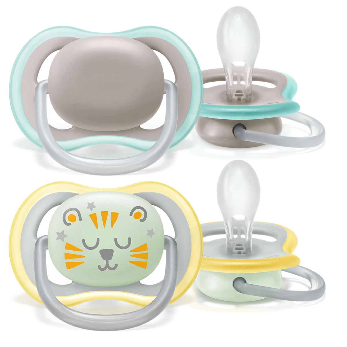 Schnuller +18M ULTRA AIR COMBI Avent Nacht Tag