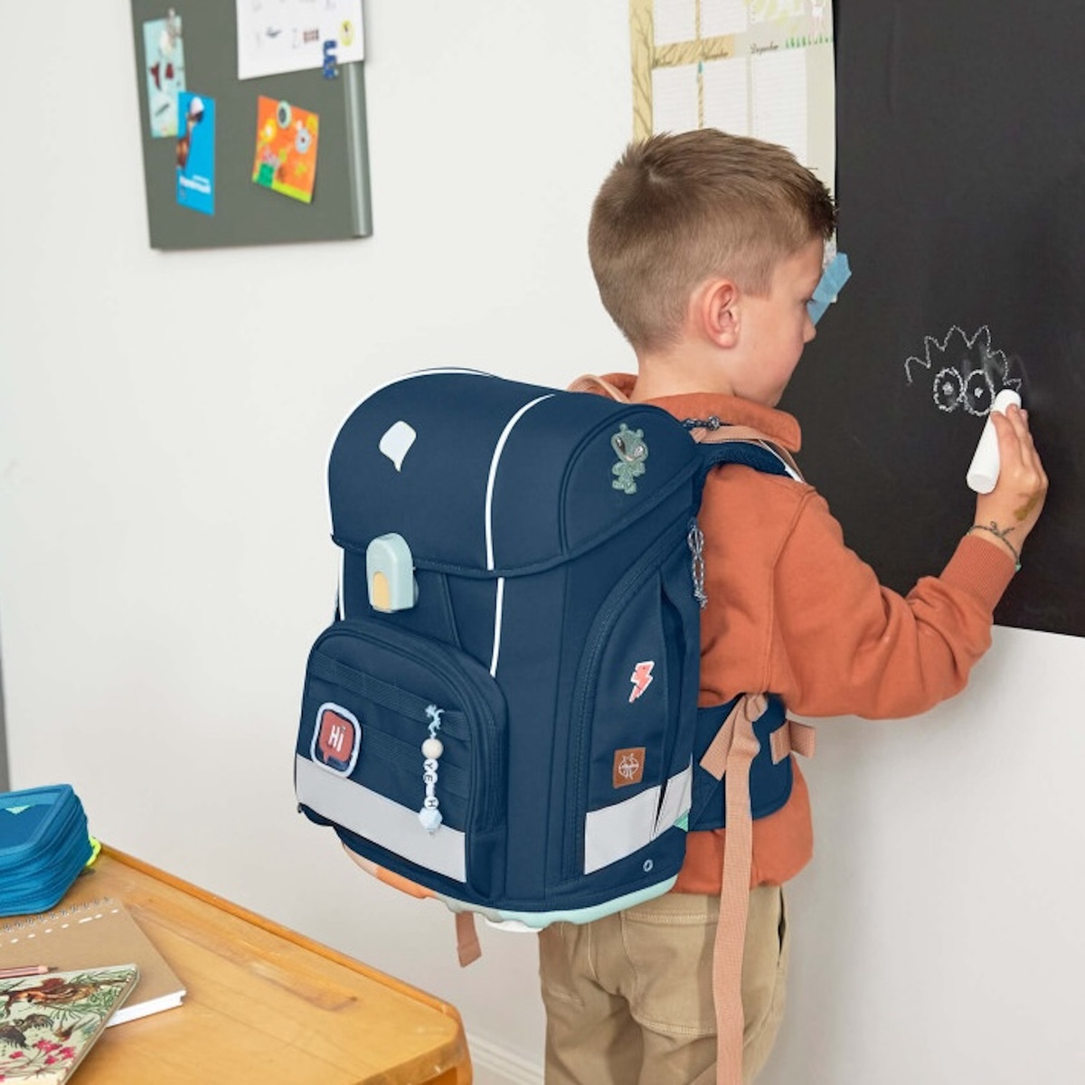 School Set Boxy Unique Laessig navy