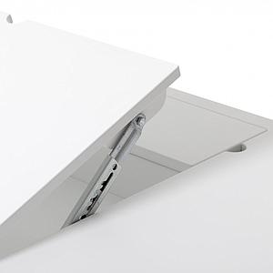 Schreibtisch 72,6cm WOOD Oliver Furniture weiß-Eiche