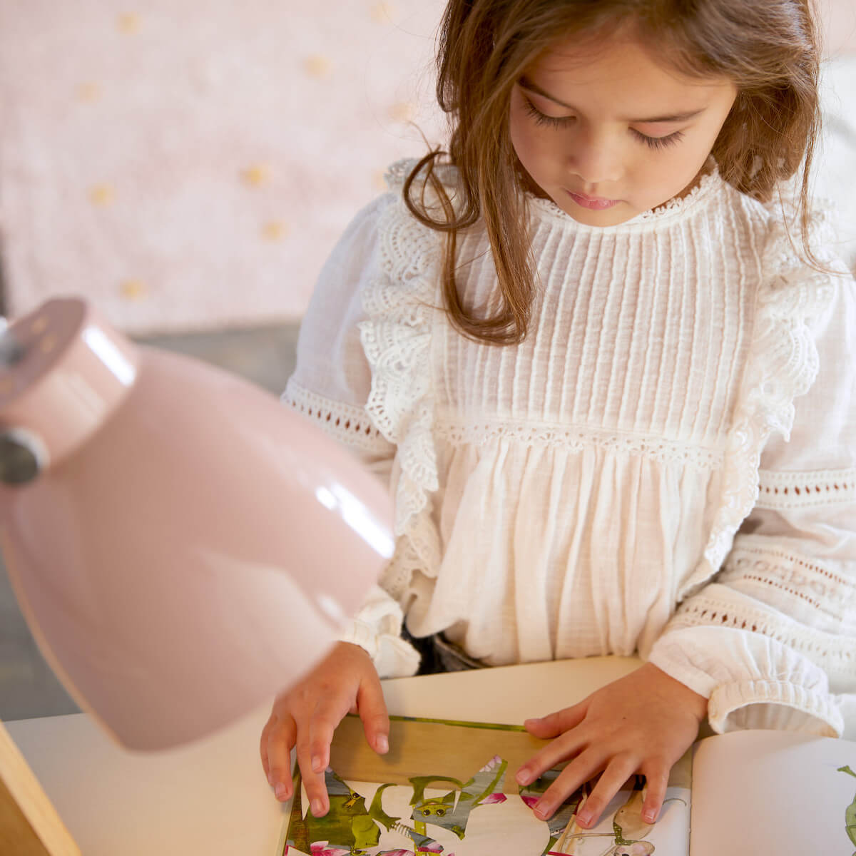 Schreibtisch höhenverstellbar+neibar 120cm Lifetime weiß