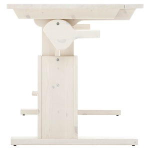 Schreibtisch höhenverstellbar+neigbar Lifetime whitewash